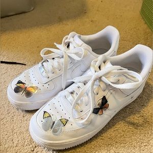 Butterfly Air Force 1s